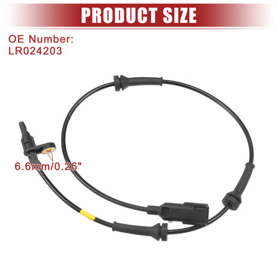 Harfington Auto Hinten Links Rechts ABS Sensor passend für Range No.LR024203 - 1 Stück