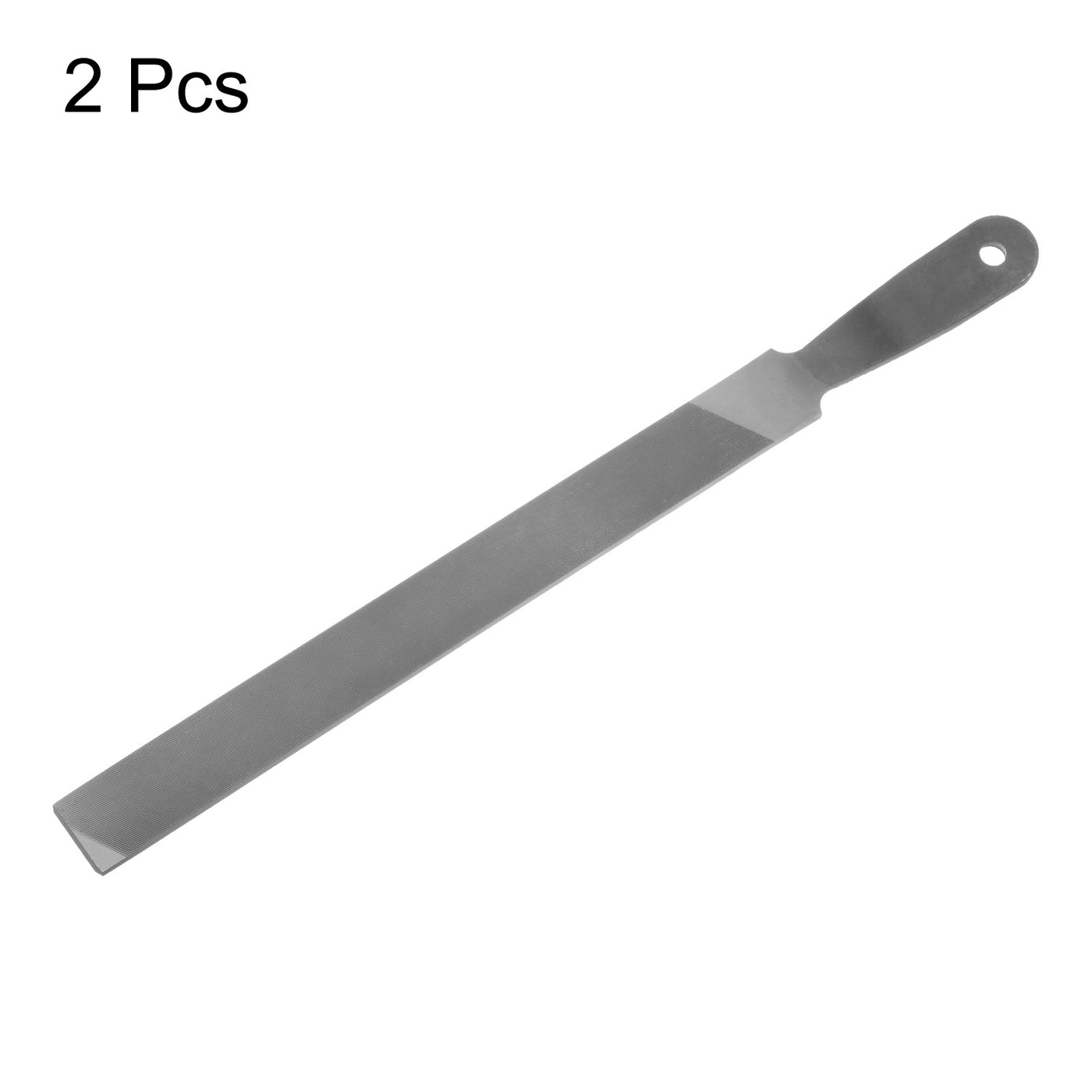 Harfington 2pcs Farmers Own Files 10 Inch High Carbon Steel Single Cut Flat Hand Rasp File