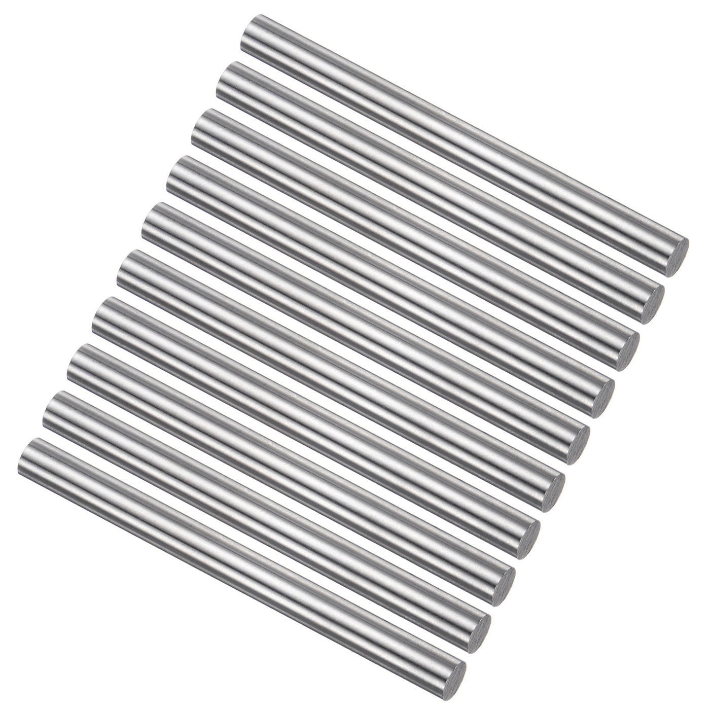 uxcell Uxcell Round Metal Rods 5.2mm x 60mm High Speed Steel (HSS) Lathe Bar Stock 10 Pcs