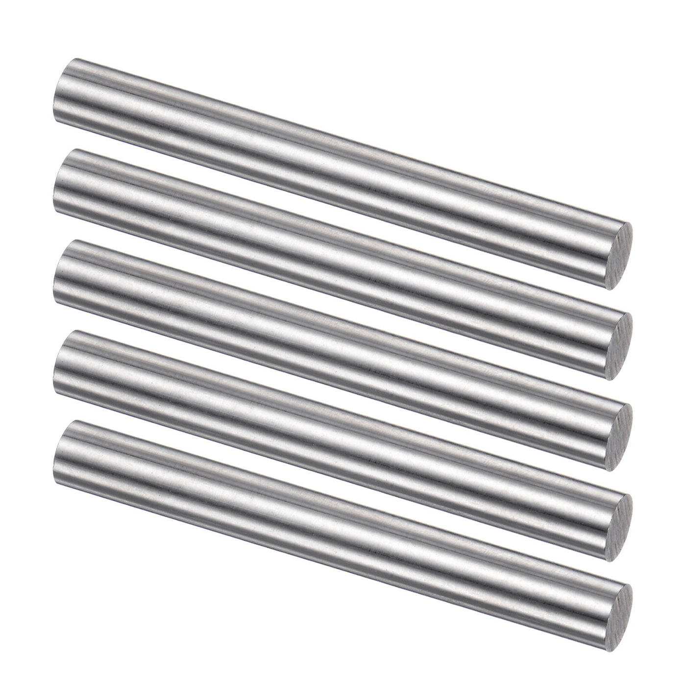 uxcell Uxcell Round Metal Rods 6.5mm x 60mm High Speed Steel (HSS) Lathe Bar Stock 5 Pcs