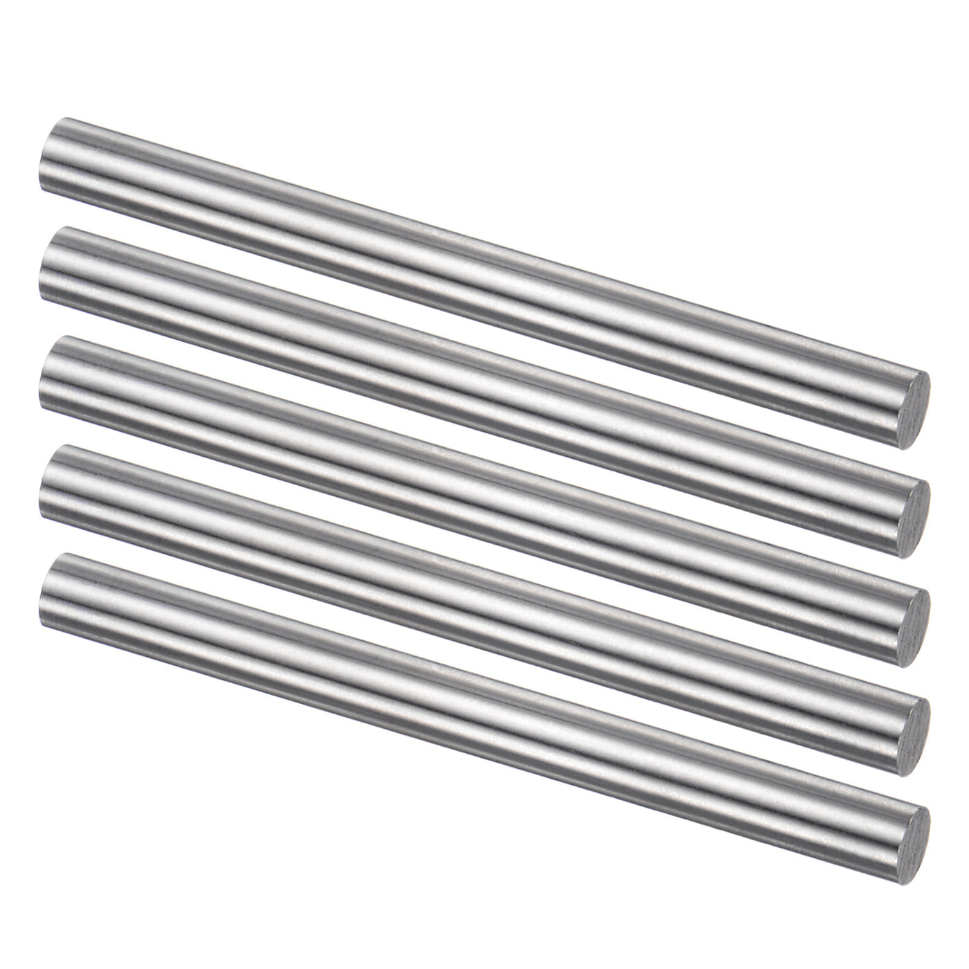 uxcell Uxcell Round Metal Rods 5.2mm x 60mm High Speed Steel (HSS) Lathe Bar Stock 5 Pcs