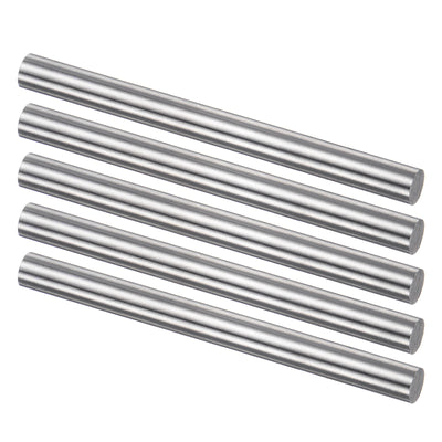 Harfington Uxcell Round Metal Rods 5.2mm x 60mm High Speed Steel (HSS) Lathe Bar Stock 5 Pcs