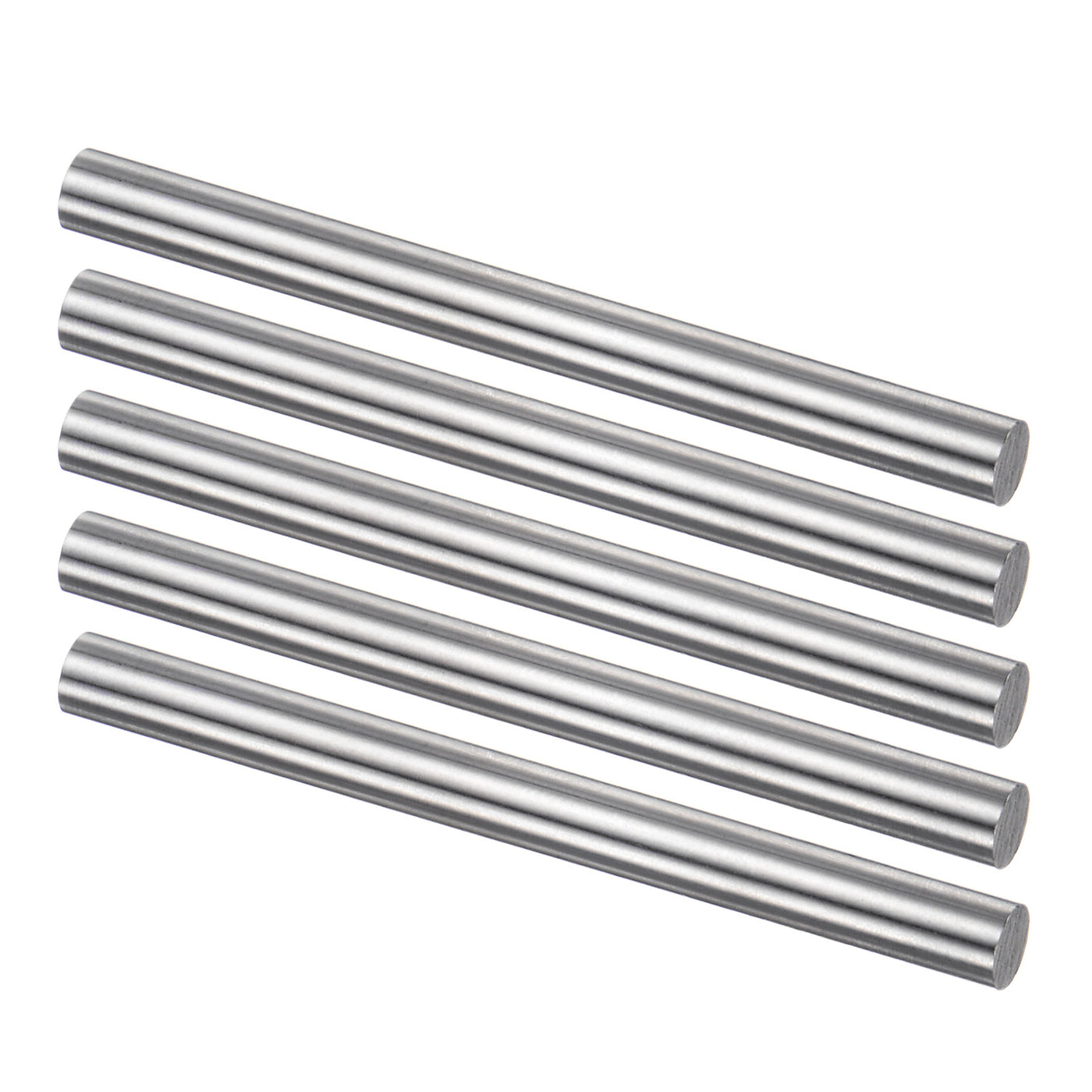 uxcell Uxcell Round Metal Rods 4.9mm x 60mm High Speed Steel (HSS) Lathe Bar Stock 5 Pcs