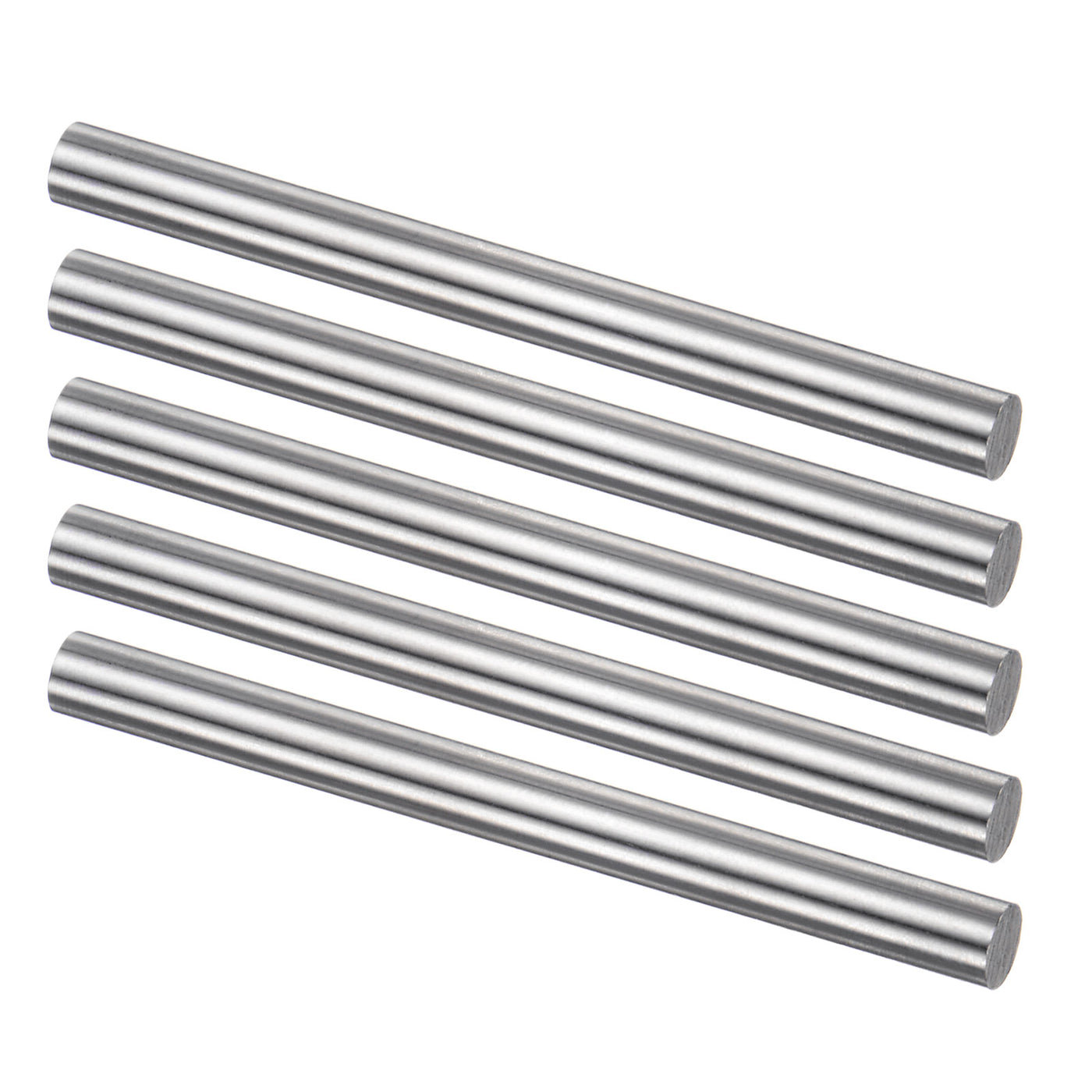 uxcell Uxcell Round Metal Rods 4.6mm x 60mm High Speed Steel (HSS) Lathe Bar Stock 5 Pcs