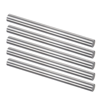 Harfington Uxcell Round Metal Rods 4.5mm x 60mm High Speed Steel (HSS) Lathe Bar Stock 5 Pcs