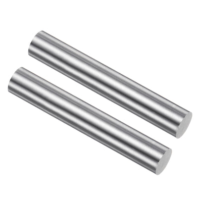 Harfington Uxcell Round Metal Rods 10mm x 60mm High Speed Steel (HSS) Lathe Bar Stock 2 Pcs