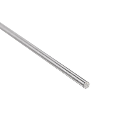 Harfington Uxcell Round Metal Rods 1mm x 150mm High Speed Steel (HSS) Lathe Bar Stock 5 Pcs