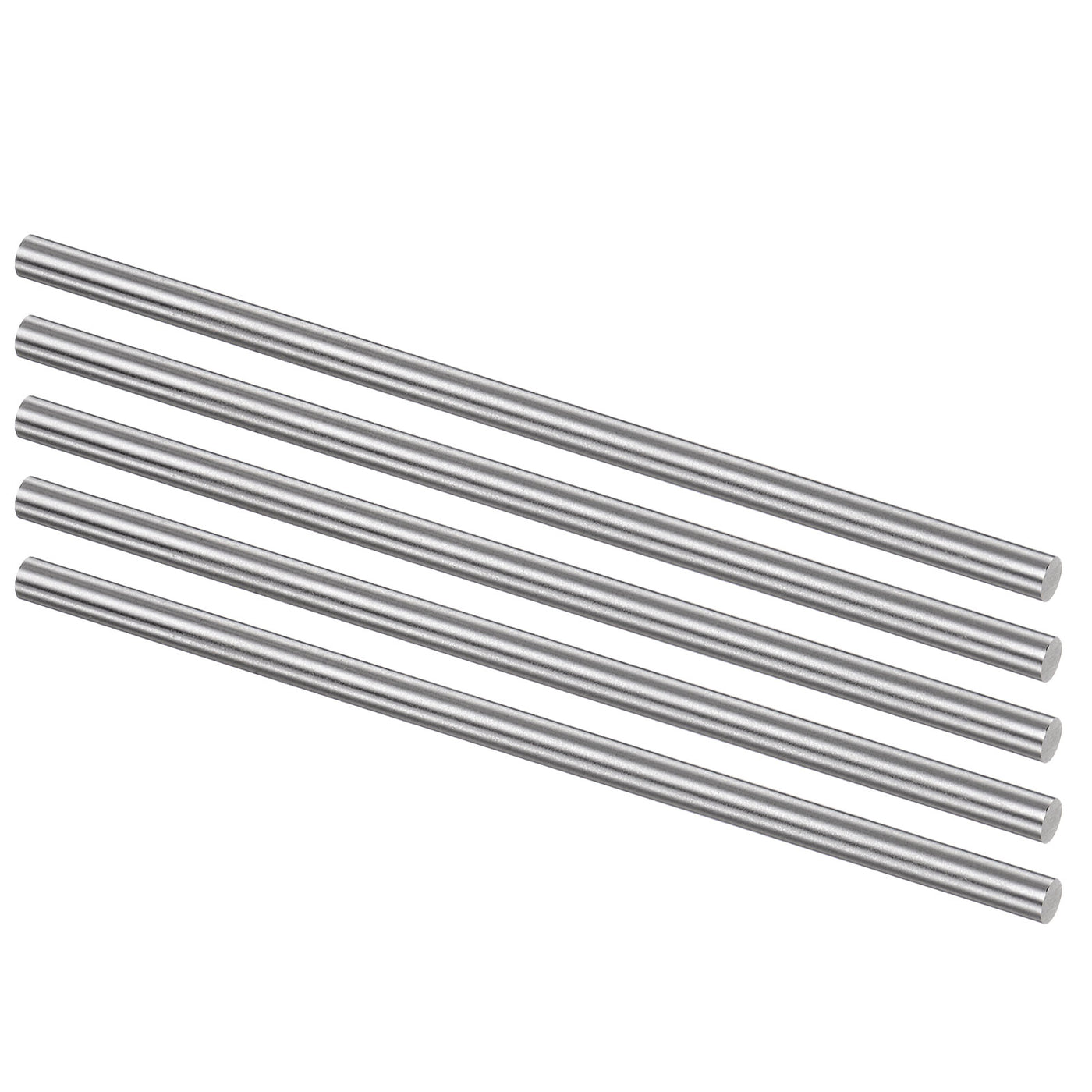 uxcell Uxcell Round Metal Rods 4.9mm x 150mm High Speed Steel (HSS) Lathe Bar Stock 5 Pcs