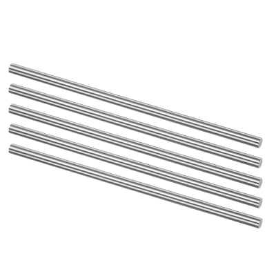 Harfington Uxcell Round Metal Rods 4.5mm x 150mm High Speed Steel (HSS) Lathe Bar Stock 5 Pcs