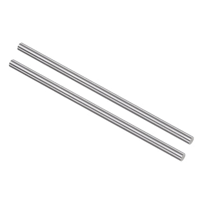 Harfington Uxcell Round Metal Rods 4.9mm x 150mm High Speed Steel (HSS) Lathe Bar Stock 2 Pcs