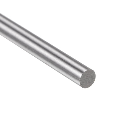 Harfington Uxcell Round Metal Rods 4mm x 100mm High Speed Steel (HSS) Lathe Bar Stock 10 Pcs