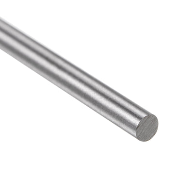 Harfington Uxcell Round Metal Rods 2.5mm x 100mm High Speed Steel (HSS) Lathe Bar Stock 5 Pcs