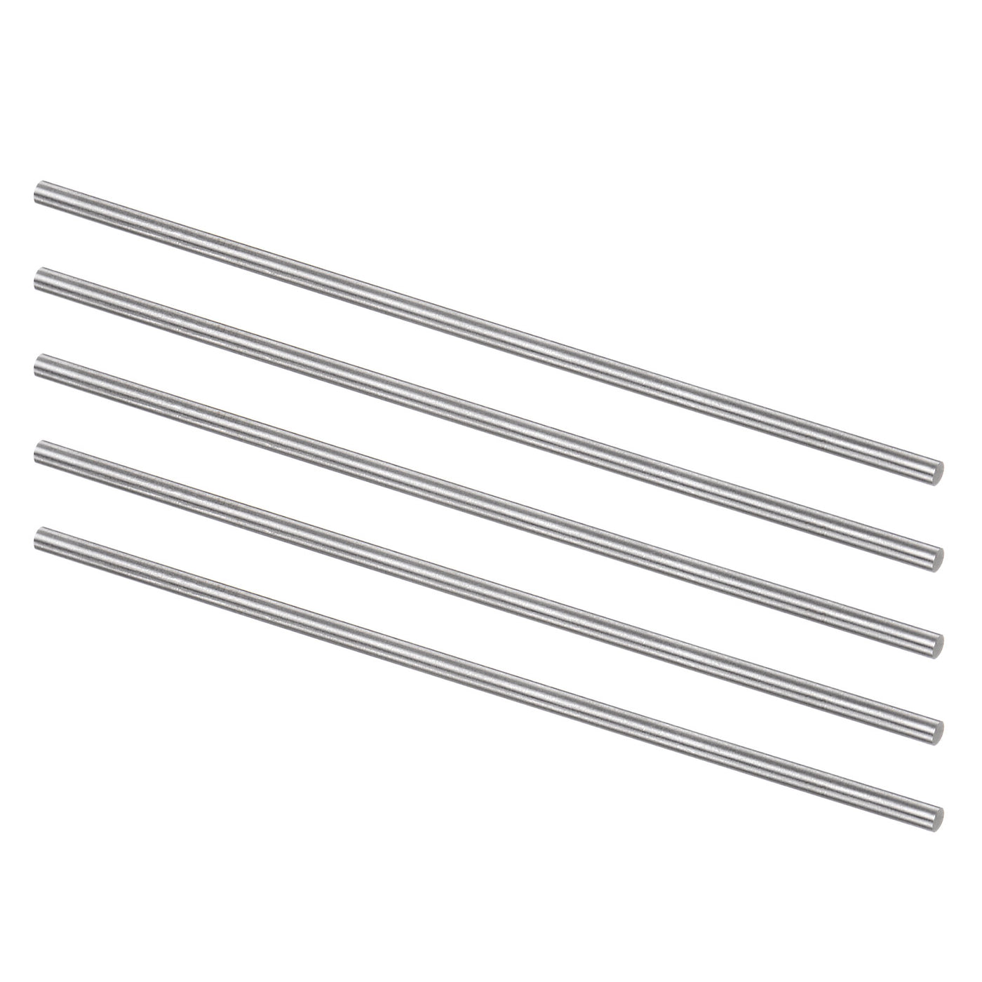 uxcell Uxcell Round Metal Rods 2.5mm x 100mm High Speed Steel (HSS) Lathe Bar Stock 5 Pcs