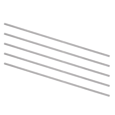 Harfington Uxcell Round Metal Rods 1.6mm x 100mm High Speed Steel (HSS) Lathe Bar Stock 5 Pcs