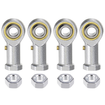 Harfington Uxcell 4pcs PHSB5 Female Rod End Bearing 5/16" Bore and 5/16-24 Right Hand Thread