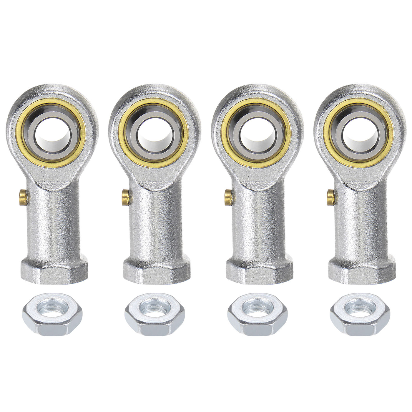 uxcell Uxcell 4pcs PHSB5 Female Rod End Bearing 5/16" Bore and 5/16-24 Left Hand Thread