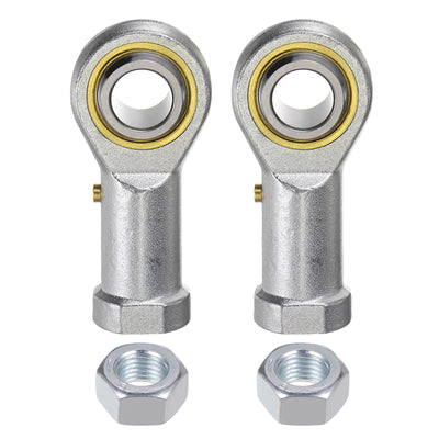 Harfington Uxcell 2pcs PHSB10 Female Rod End Bearing 5/8" Bore and 5/8-18 Right Hand Thread