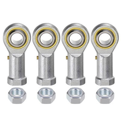 Harfington Uxcell 4pcs PHSB10 Female Rod End Bearing 5/8" Bore and 5/8-18 Right Hand Thread