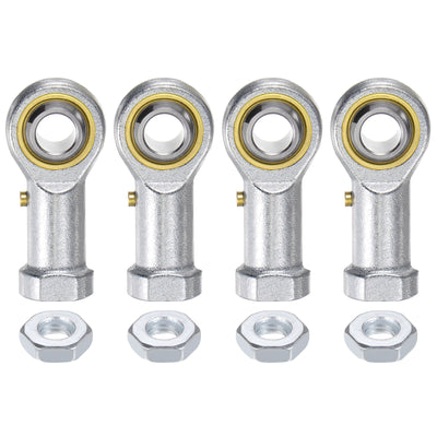 Harfington Uxcell 4pcs PHS10 Female Rod End Bearing M10 Bore and M10x1.5 Right Hand Thread