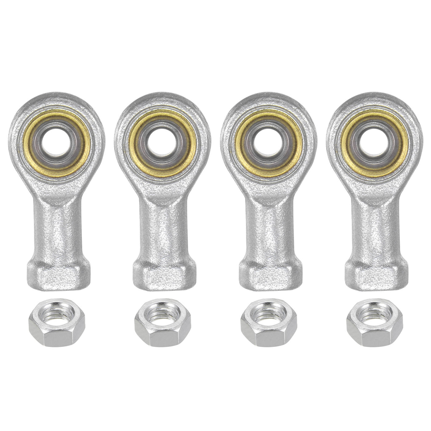 uxcell Uxcell 4pcs PHSA5 Female Rod End Bearing M5 Bore and M5x0.8 Right Hand Thread