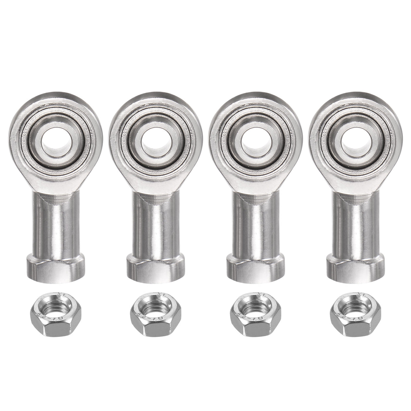 uxcell Uxcell 4pcs SSI6T/K Female Rod End Bearing M6 Bore and M6x1.0 Right Hand Thread