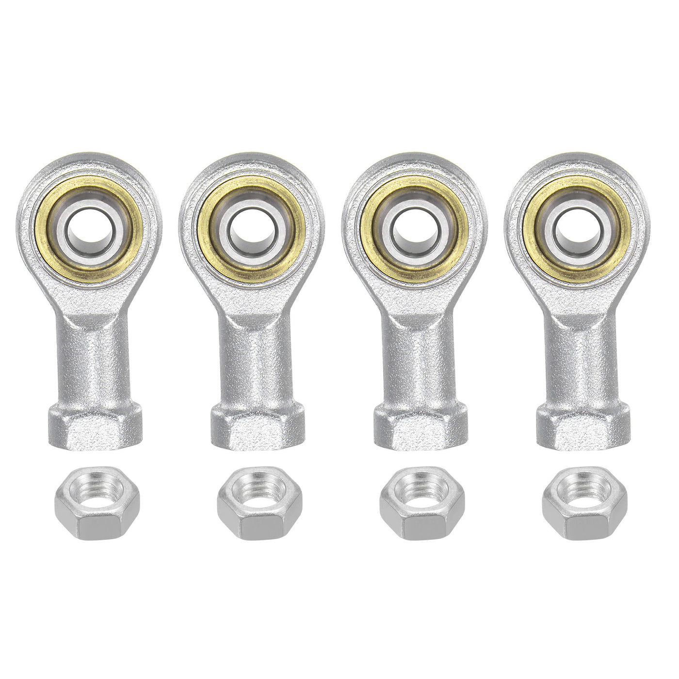 uxcell Uxcell 4pcs PHSA6 Female Rod End Bearing M6 Bore and M6x1.0 Left Hand Thread