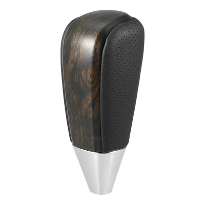 A ABSOPRO Automatic Transmission Gear Shift Knob Black Wood Pattern for Toyota Land Cruiser 2003-2021 Plastic Black