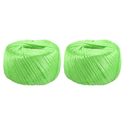 Harfington Polyester Nylon Plastic Rope Twine Household Bundled,80m Length,2 Pcs(Green)
