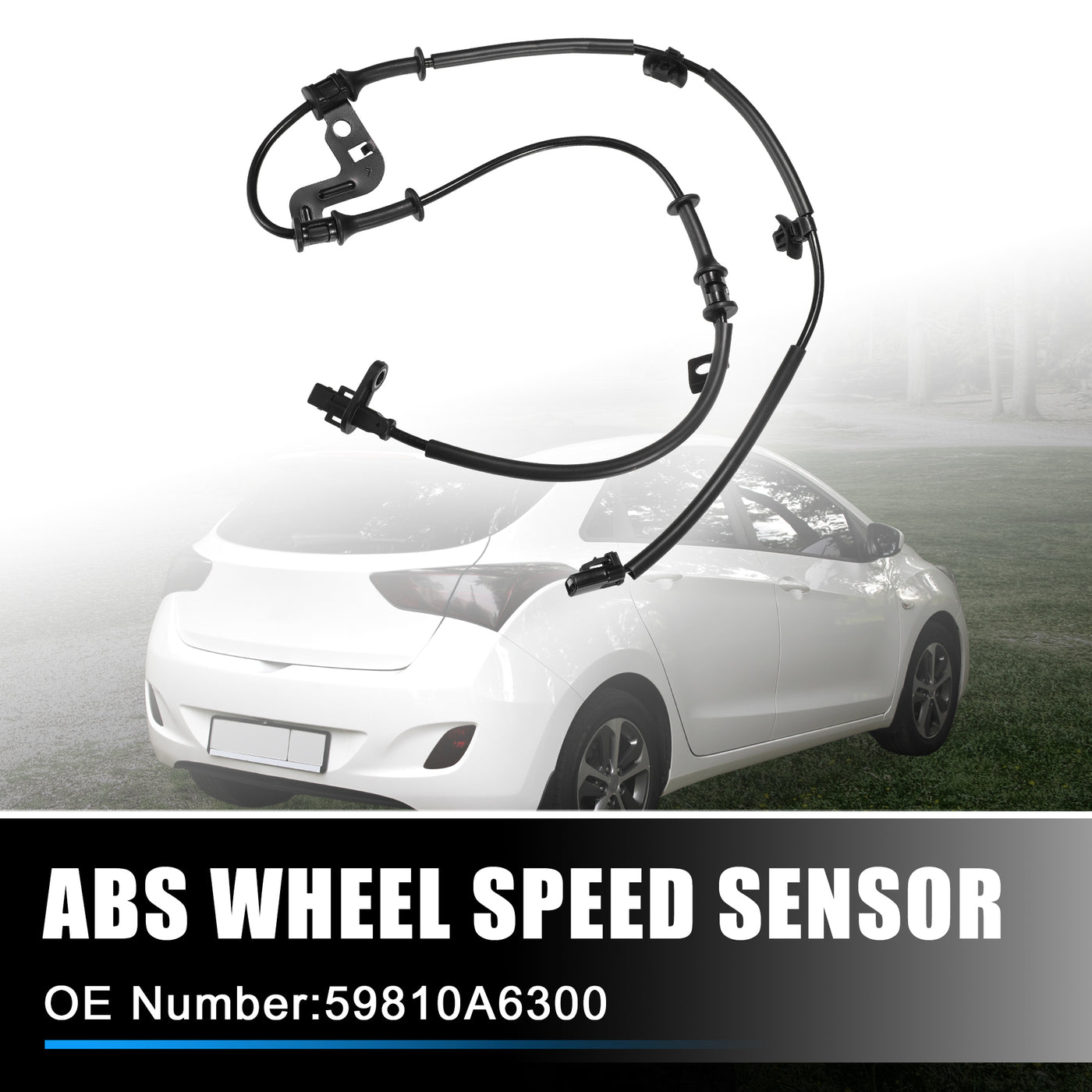 X AUTOHAUX Vorderer linker ABS-Raddrehzahlsensor Getriebegeschwindigkeitssensor für Hyundai I30 2. Generation 2011-2021 Nr. 59810A6300