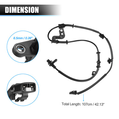 Harfington Vorderer linker ABS-Raddrehzahlsensor Getriebegeschwindigkeitssensor für Hyundai I30 2. Generation 2011-2021 Nr. 59810A6300