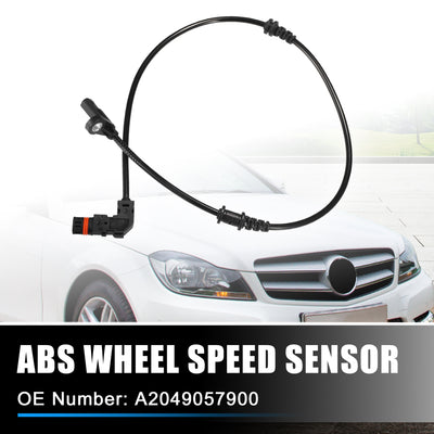 Harfington Vorderer linker rechter ABS-Raddrehzahlsensor Übertragungsgeschwindigkeitssensor für Mercedes-Benz C-Klasse W204 2011-2015 Nr. A2049057900