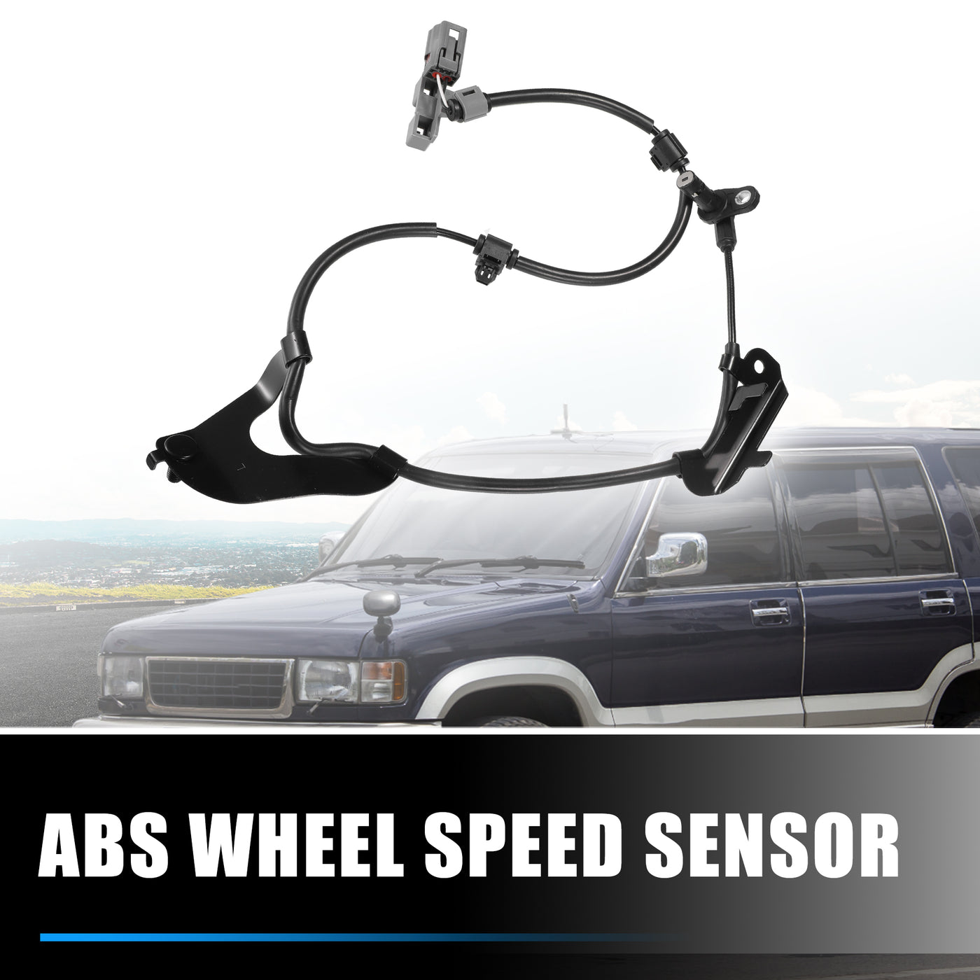 X AUTOHAUX Vorderer linker ABS-Raddrehzahlsensor Getriebegeschwindigkeitssensor für Isuzu D-Max 2012-2021