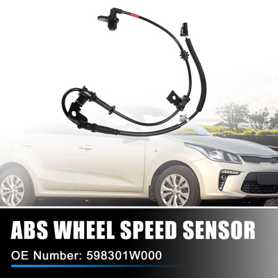 Harfington Front Right ABS Wheel Speed Sensor Transmission Speed Sensor for Kia Rio Mk3 2011-2022 No.598301W000