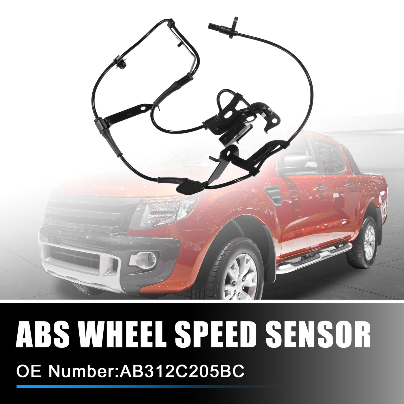 X AUTOHAUX Front Left ABS Wheel Speed Sensor Transmission Speed Sensor for Ford for Ranger T6 Pickup 2011-2013 No.AB312C205BC