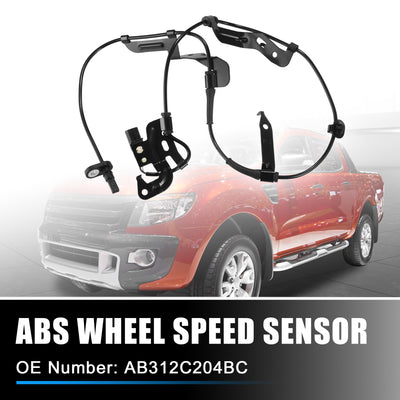 Harfington Front Right ABS Wheel Speed Sensor Transmission Speed Sensor for Ford for Ranger T6 Pickup 2011-2013 No.AB312C204BC