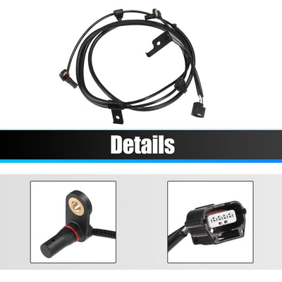 Harfington Rear Left Right ABS Wheel Speed Sensor Transmission Speed Sensor for Isuzu D-Max MK2 2012-2020 No.8980521221