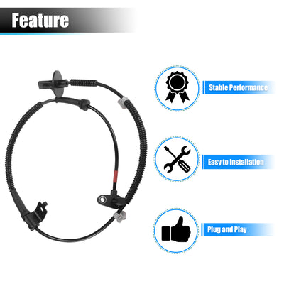 Harfington 1 Pcs Front Right ABS Wheel Speed Sensor for Hyundai Santa Fe 2005-2013 No.956712B100