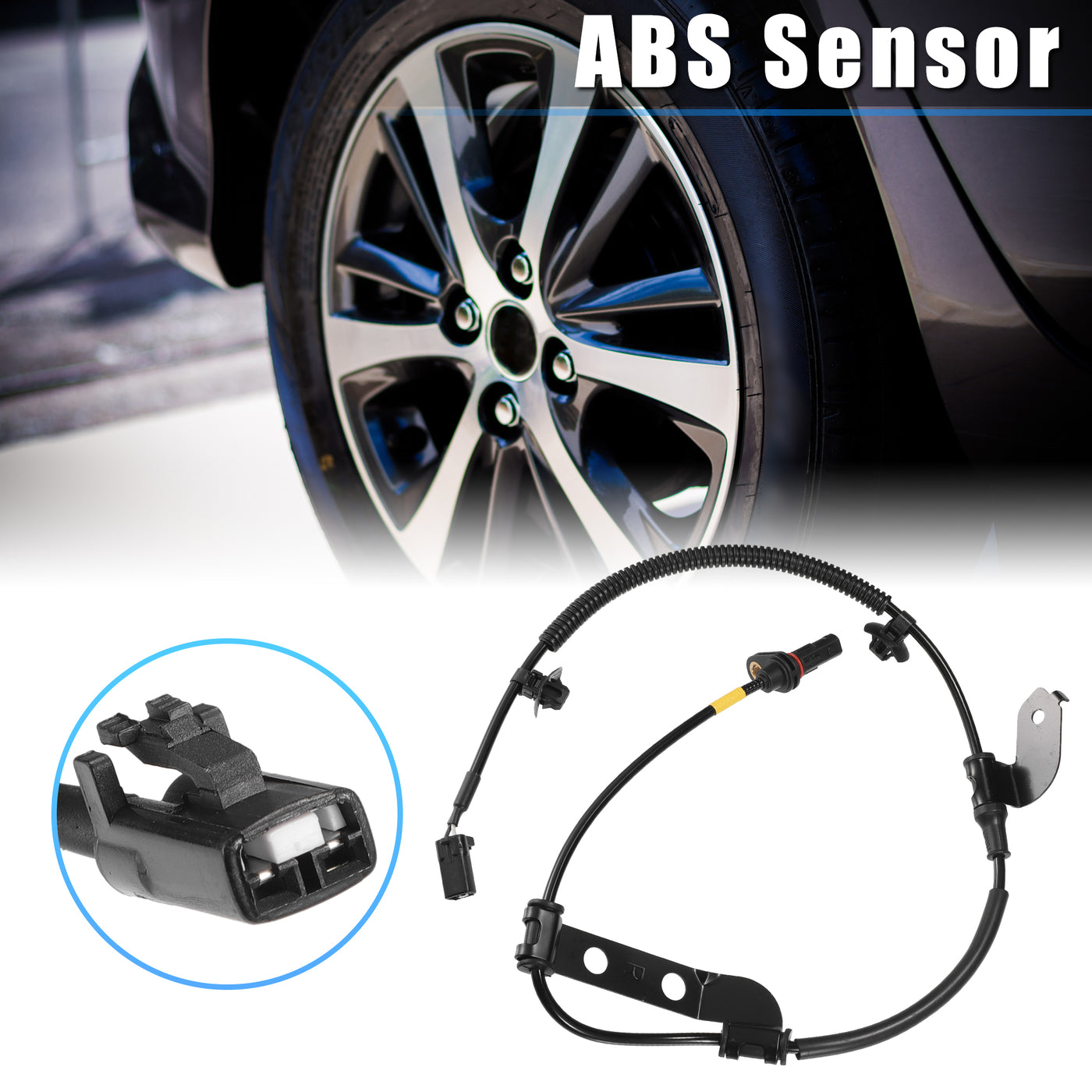 X AUTOHAUX 1 Pcs Rear Right ABS Wheel Speed Sensor for Kia Ceed 2006-2012 No.599301H300