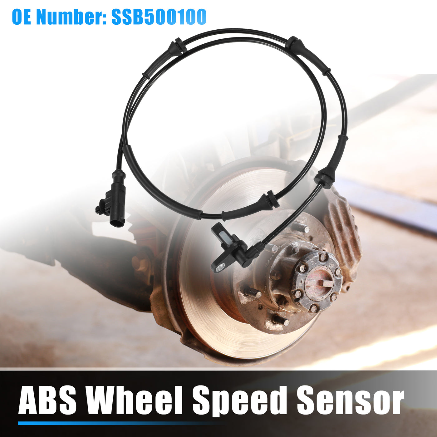 X AUTOHAUX 1 Pcs Rear Left Right ABS Wheel Speed Sensor for Land Rover Range Rover Sport 2006-2013 No.SSB500100