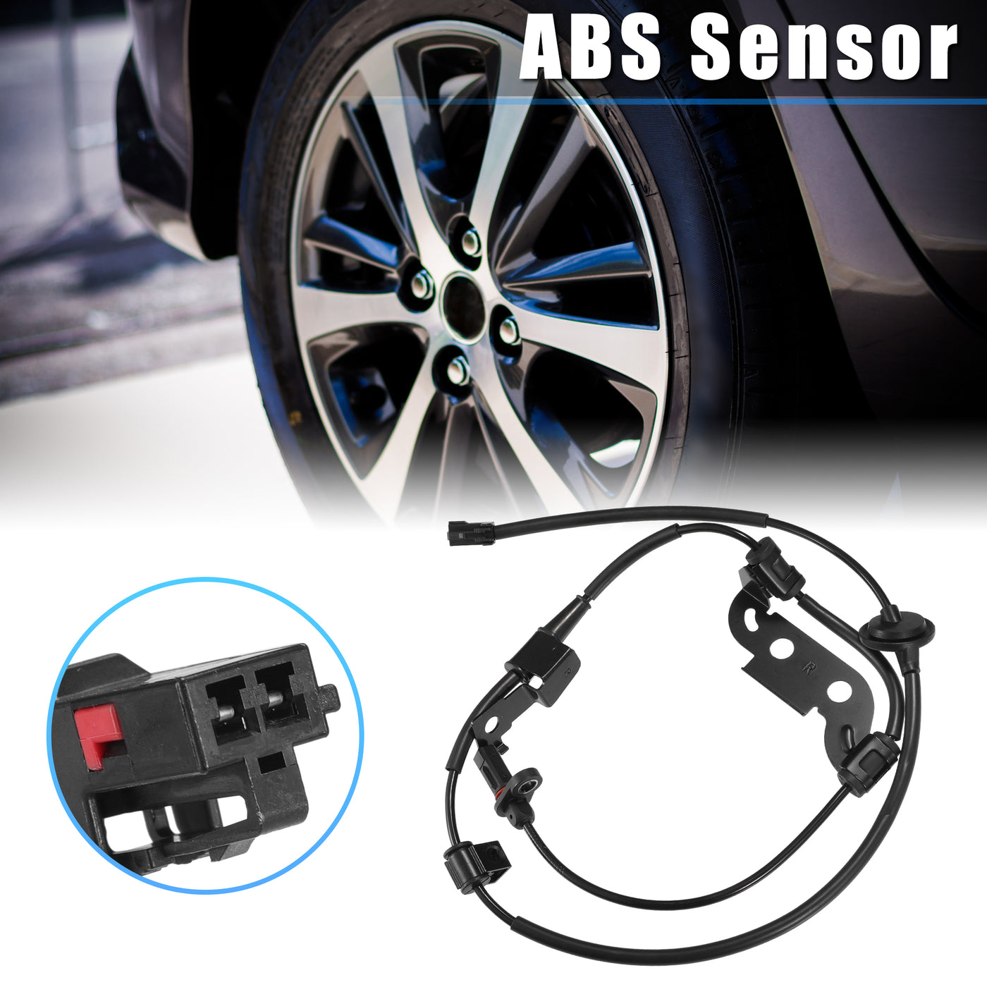 X AUTOHAUX 1 Pcs Rear Right ABS Wheel Speed Sensor for Hyundai I30 2012-2018 No.59930A6350