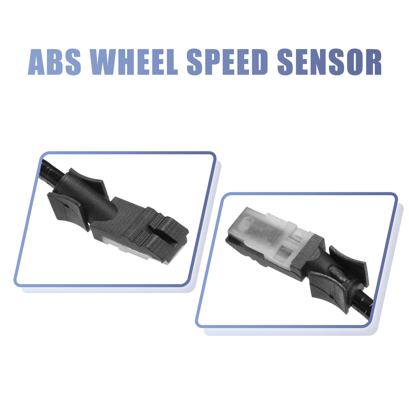 X AUTOHAUX Car ABS Wheel Speed Sensor Front Left Right No.4791000Q0A for Nissan Primastar Doos X83 2002-2009 for Nissan Primastar Bus X83 2001-2009