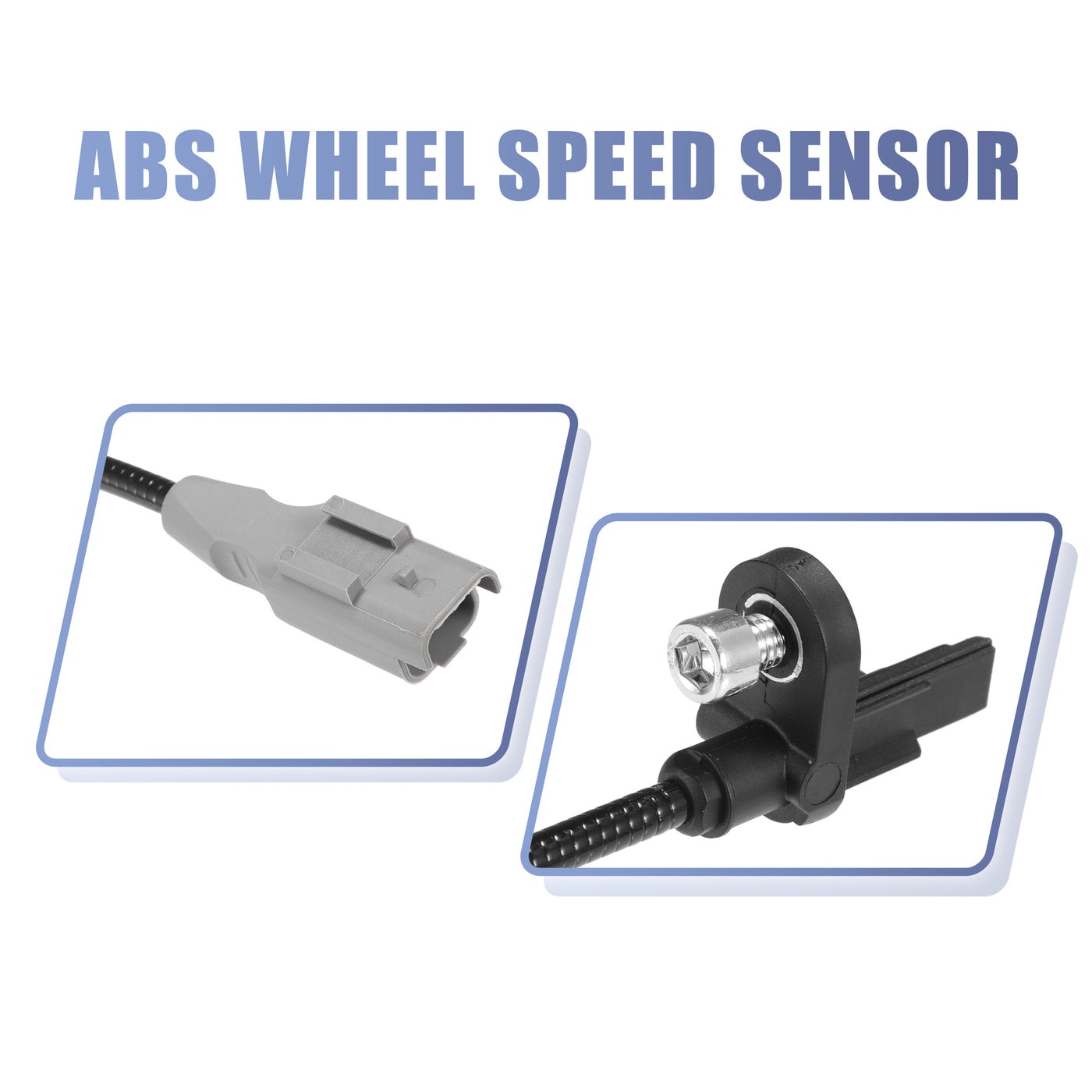 X AUTOHAUX Car ABS Wheel Speed Sensor Rear Left Right No.4545E8 for Peugeot Partner 2008-2018