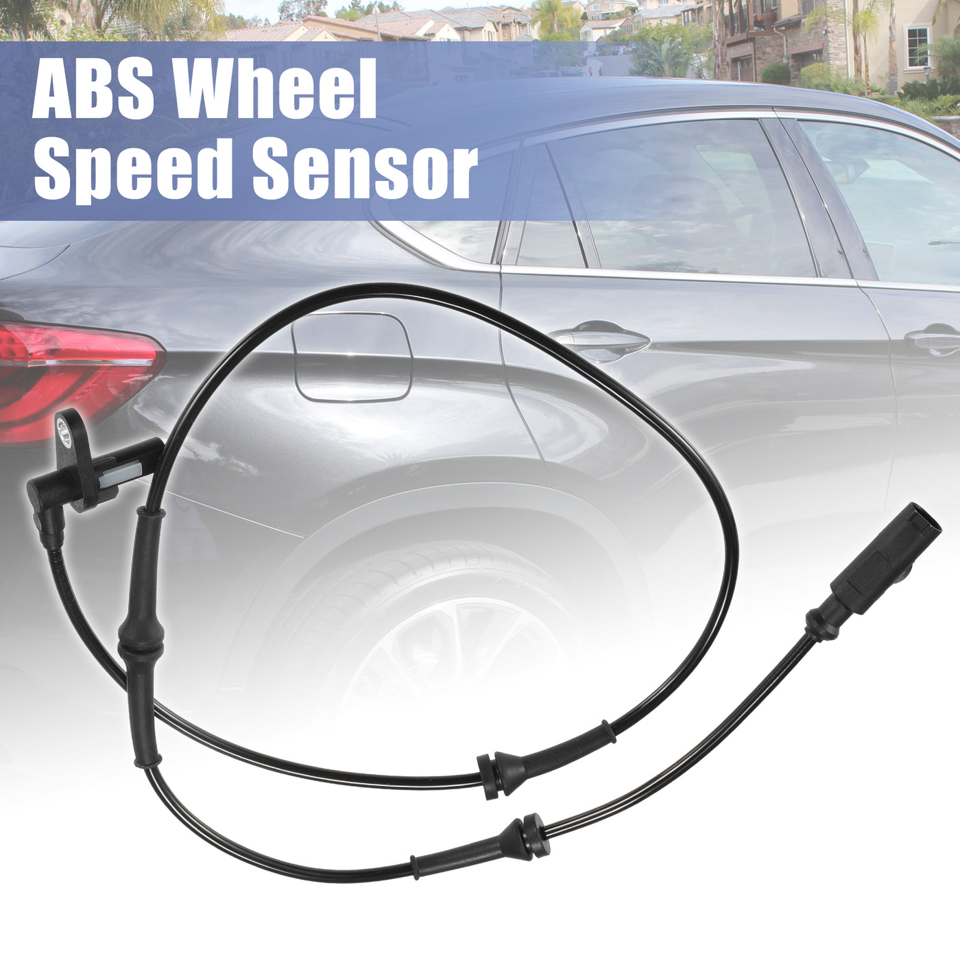 X AUTOHAUX Car ABS Wheel Speed Sensor Front Left Right No.SSB500090 for Land Rover Discovery 3 2004-2009