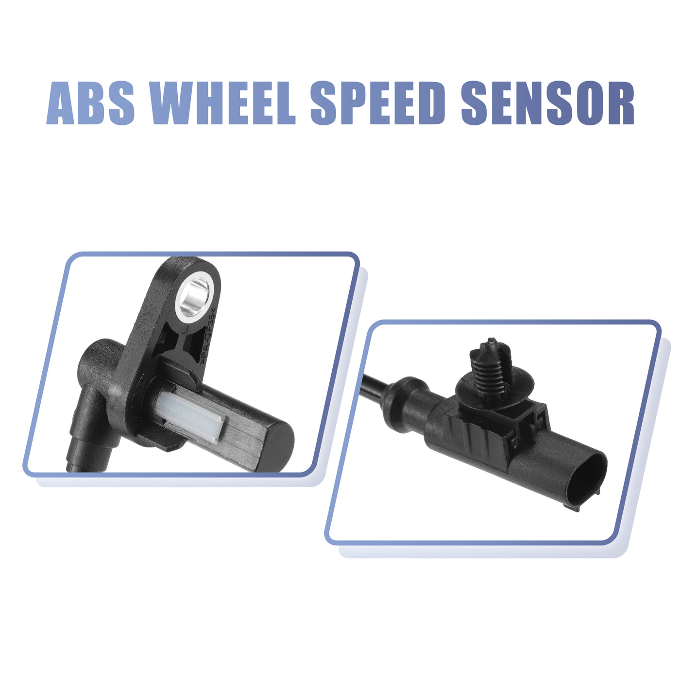 X AUTOHAUX Car ABS Wheel Speed Sensor Front Left Right No.SSB500090 for Land Rover Discovery 3 2004-2009