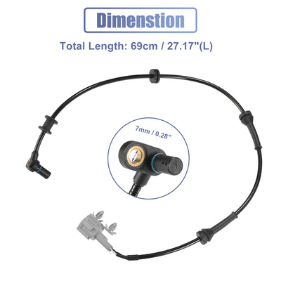 Harfington Car ABS Wheel Speed Sensor Front Left Right No.47910EA005 for Nissan Navara Pickup D22