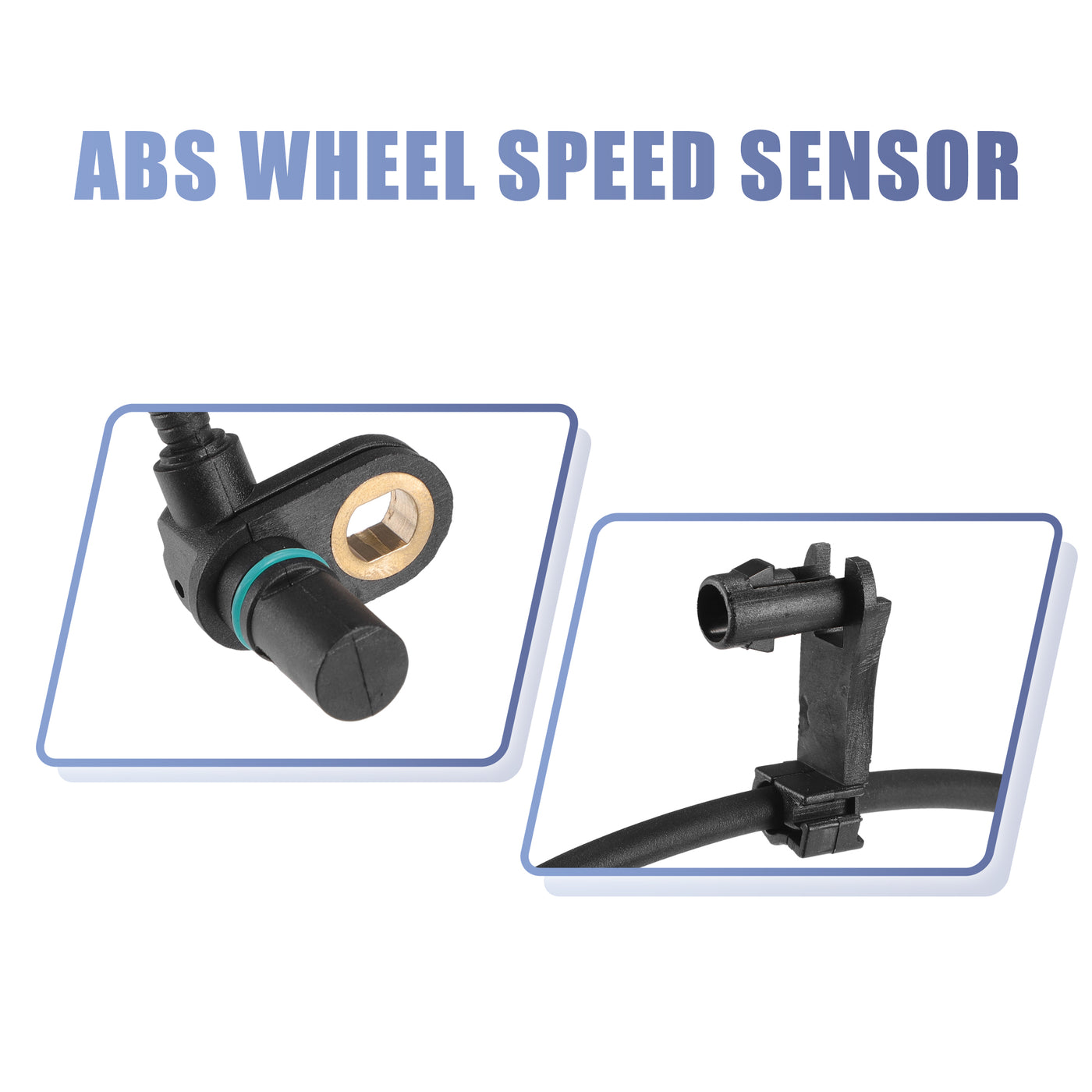 X AUTOHAUX Car ABS Wheel Speed Sensor Rear Left Right No.B000698180 for Toyota Aygo Mk1 2005-2012