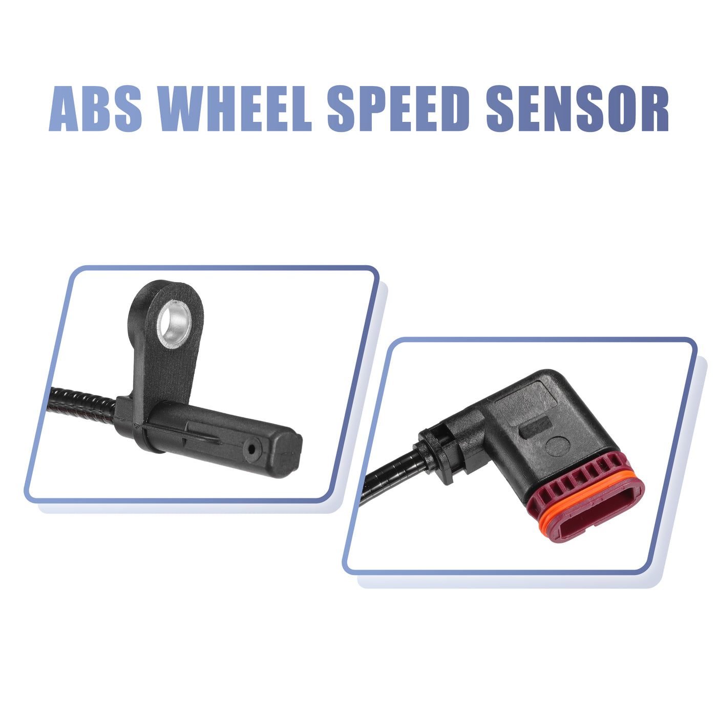 X AUTOHAUX Car ABS Wheel Speed Sensor, Rear Left & Right, No.2045400317 for Mercedes C-Class W204 S204, 2007-2015