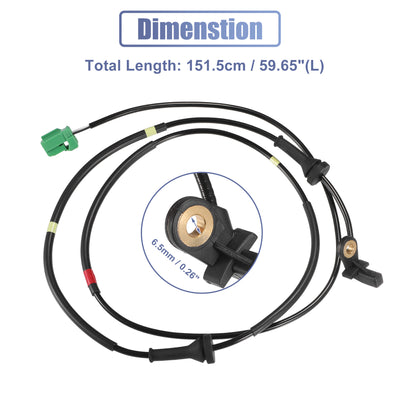 Harfington Car ABS Wheel Speed Sensor Rear Right No.30773745 for Volvo XC90 Mk1 2002-2015