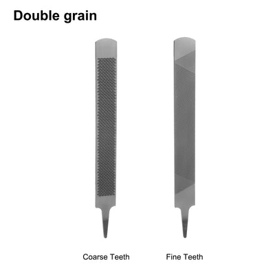 Harfington Horseshoe File 14" High Carbon Steel Coarse Double Cut Flat Hand Rasp File