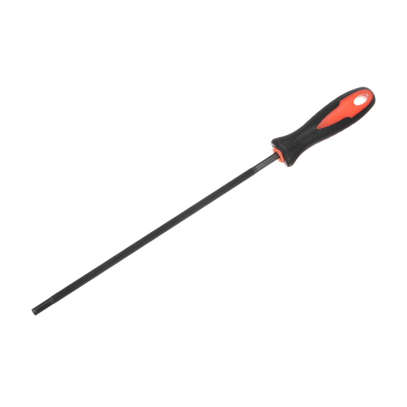 Harfington Chainsaw File Carbon Steel Round Rasp with Plastic Handle